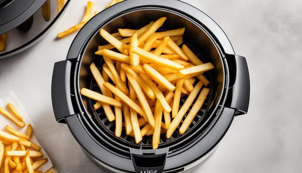 frozen fries in air fryer