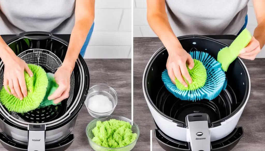 how to clean air fryer basket