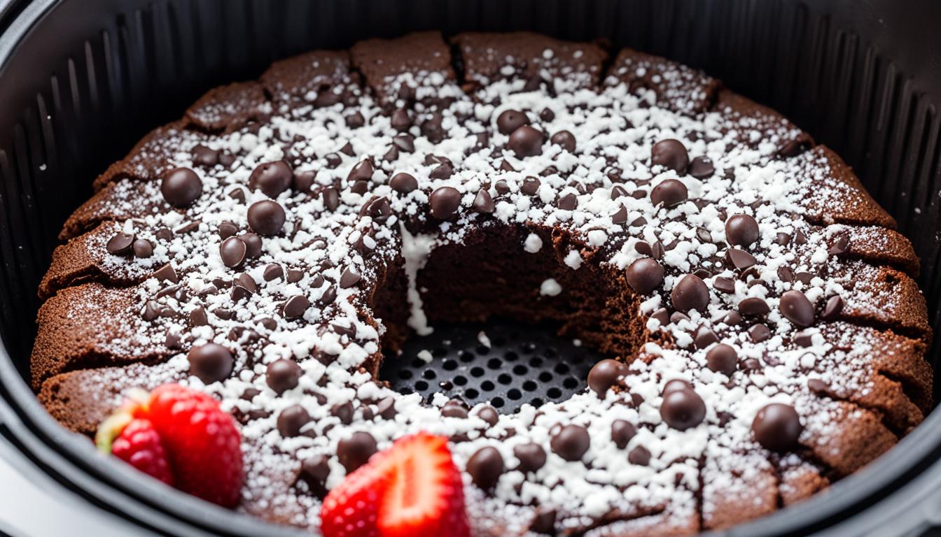 Chocolate Lava Cake with Air Fryer