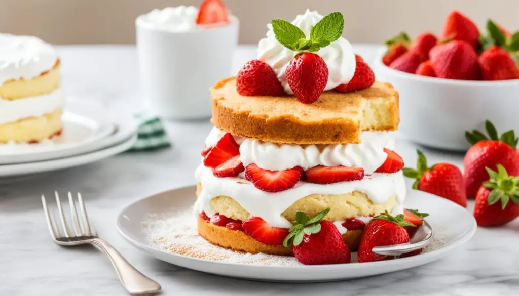 Strawberry Shortcake with Air Fryer