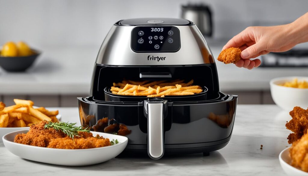 air fryer browning and crisping