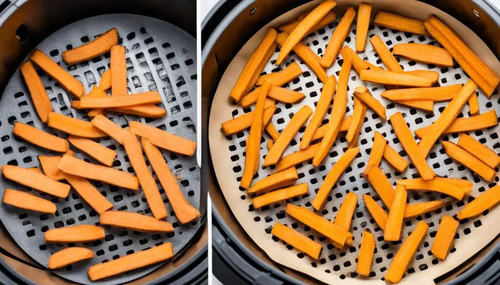 frozen sweet potato fries in air fryer