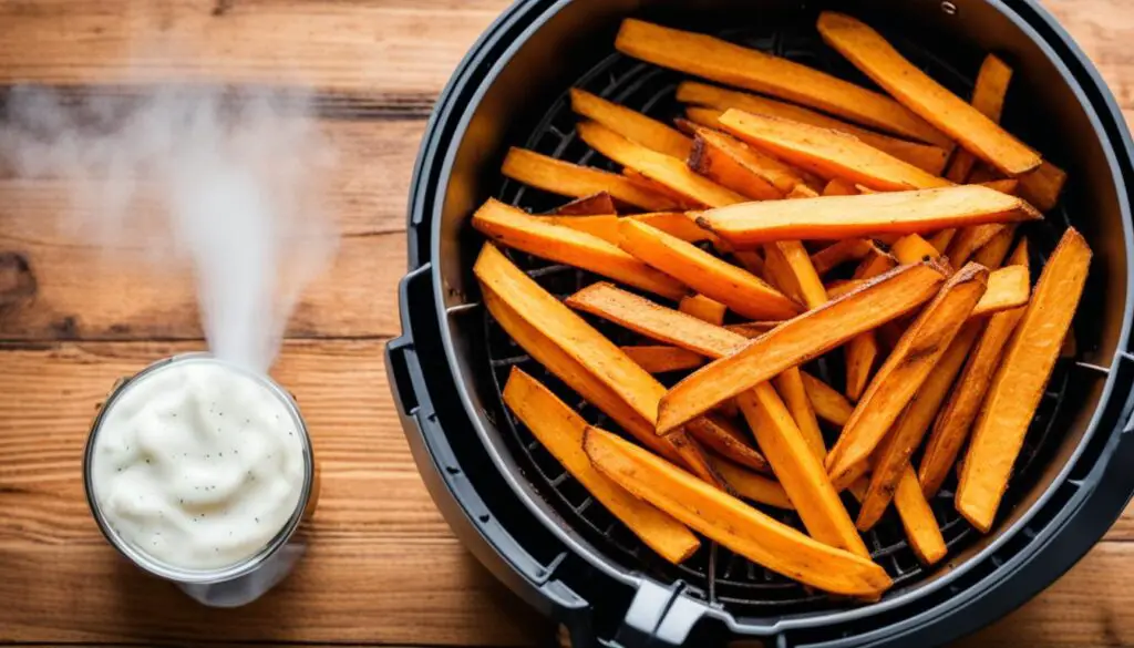 frozen sweet potato fries in air fryer