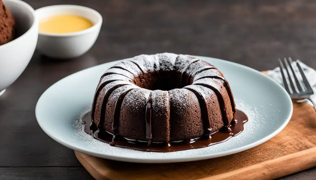 homemade lava cake in air fryer