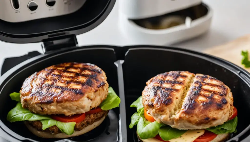 turkey burgers in air fryer