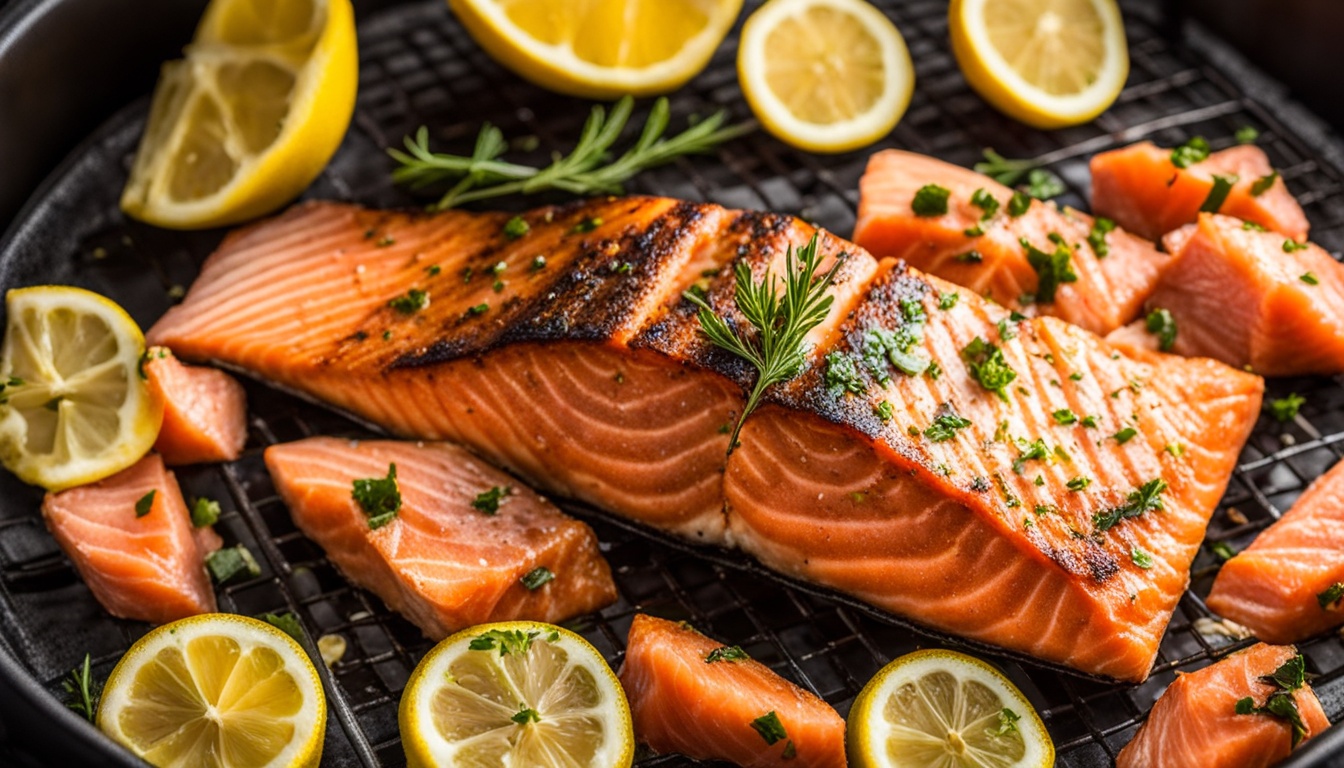 Coho Salmon in Air Fryer