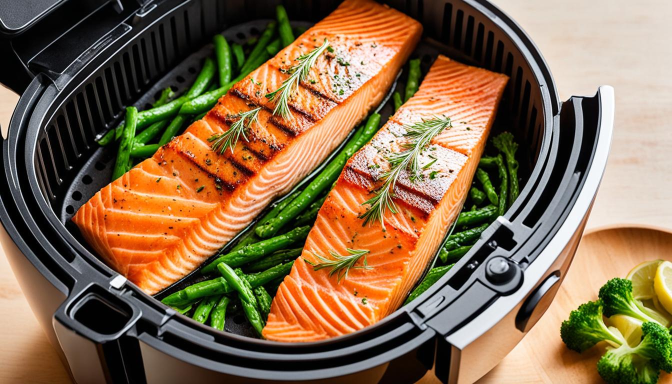 Salmon in air fryer