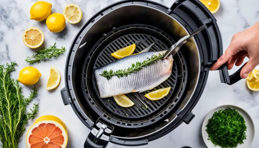 air fryer fish preparation