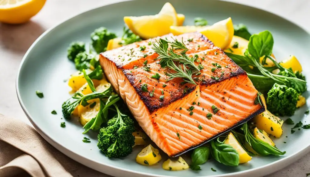 healthy salmon in air fryer