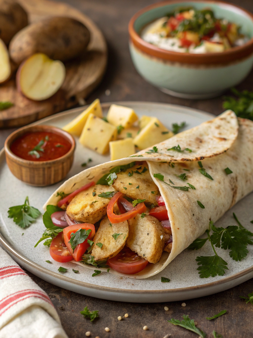 potato wrap